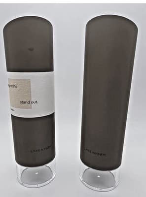 LARS NYSØM Austrian Design Electric Salt and Pepper Grinder Set Taupe Brown USB - Thumbnail 2