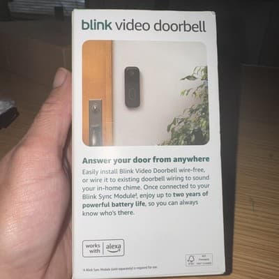 BRAND NEW - Blink Video Doorbell (2025 2nd Gen) BLACK (sync module not included) - Thumbnail 3