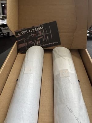 LARS NYSØM Austrian Design Electric Salt and Pepper Grinder Set Taupe Brown USB - Thumbnail 3