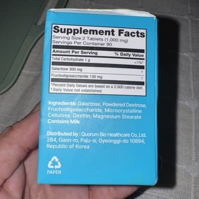 QSI-Lacto Original Supports Level Elevation - 1 Pack (180 Tablets) Exp 10/2026 - Thumbnail 2