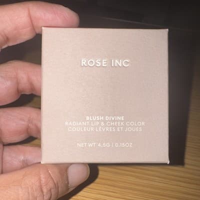 NEW NIB ROSE INC. Blush Divine Radiant Lip & Cheek Color Full Size 4.5g AZALEA - Thumbnail 2