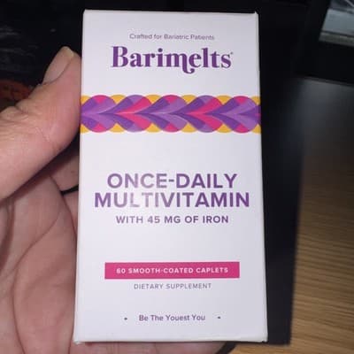 BariMelts Once Daily Bariatric Multivitamin with Iron, 60 Count (Pack of 1)