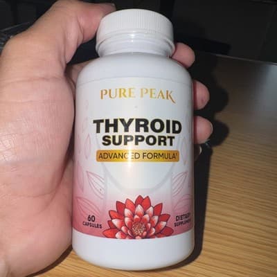 Pure PEAK THYROID SUPPORT, 60 Capsules Dietary Supplement | Sealed | New