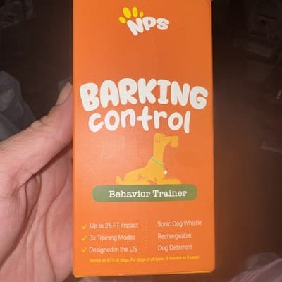 NPS Alpha Dog Trainer Anti-Barking Control Device USB Rechargeable