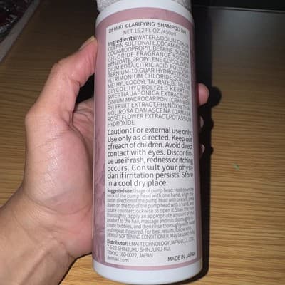 Demiki Toyko Japanese Clarifying Shampoo Rose Scent 16oz BB: 7/2027 - Thumbnail 2