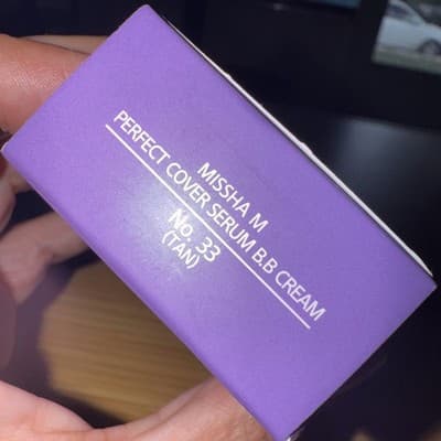 NEW Missha Perfect Cover Serum B.B Cream No. 33 Tan 1.18 fl oz 35 ml K-Beauty - Thumbnail 3