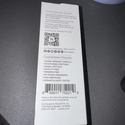 Nulastin Brow Shape Altering Serum 3ml/0.1fl.oz. New In Box/Sealed - Thumbnail 2