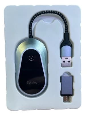 USB Wireless Apple CarPlay Smart Adapter for iPhone-Wireless Dongle, Plug & Play - Thumbnail 2