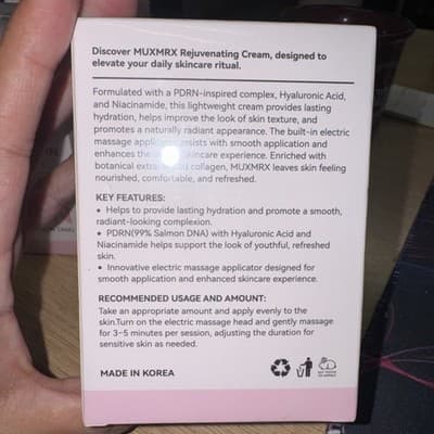 Muxmrx Electric Massage PDRN Rejuvenating Cream - Thumbnail 3