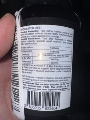 AV RaveAid Prevent Comedowns, Reduce Jaw Clenching, Neurotoxicity 03/26 - Thumbnail 4