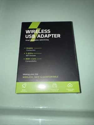 USB Wireless Apple CarPlay Smart Adapter for iPhone-Wireless Dongle, Plug & Play