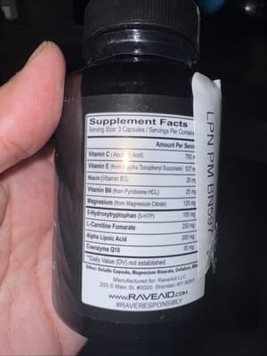 AV RaveAid Prevent Comedowns, Reduce Jaw Clenching, Neurotoxicity 03/26 - Thumbnail 2