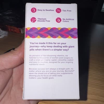 BariMelts Once Daily Bariatric Multivitamin with Iron, 60 Count (Pack of 1) - Thumbnail 3