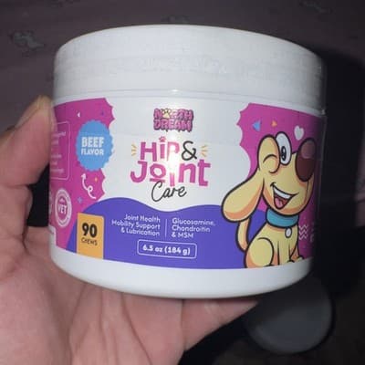 New North Dream Hip & Joint Care For Dogs, Health, Beef Flavored - 90 Chews