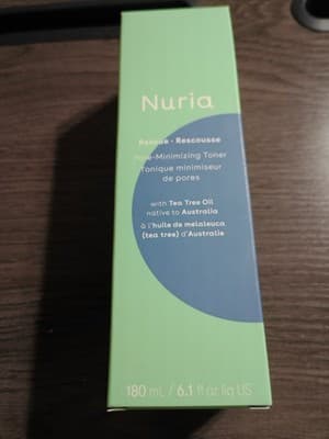 Nuria Rescue Pore-Minimizing Toner Witch Hazer & Tea Tree Oil Sz: 6.1 fl oz NIB