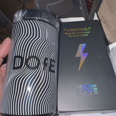 Everyday Dose Cermic Jar And Coffee