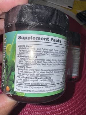 Superfood Caps Fruits/Veggies 30 Fruit Blend 27 Veggie Blend 180 Caps Total - Thumbnail 2