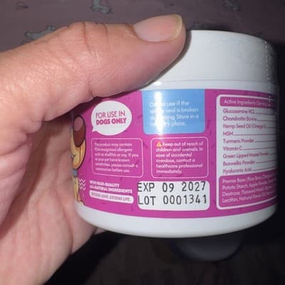 New North Dream Hip & Joint Care For Dogs, Health, Beef Flavored - 90 Chews - Thumbnail 4