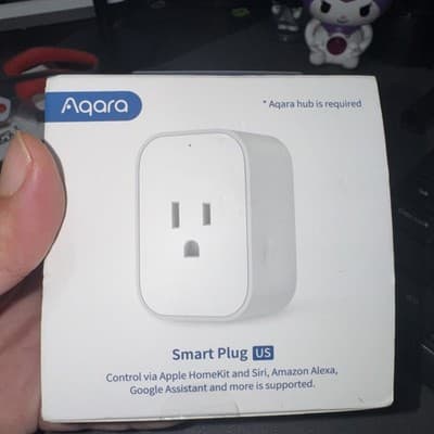 Aqara Smart Plug US Zigbee (ZNCZ12LM) – Works with HomeKit/Alexa/Google - NIB