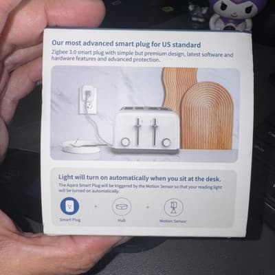 Aqara Smart Plug US Zigbee (ZNCZ12LM) – Works with HomeKit/Alexa/Google - NIB - Thumbnail 3