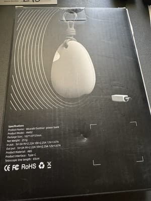 Vivilumens 10000mAh Power Bank Portable Charger Built-in Cables Fast Charging - Thumbnail 2