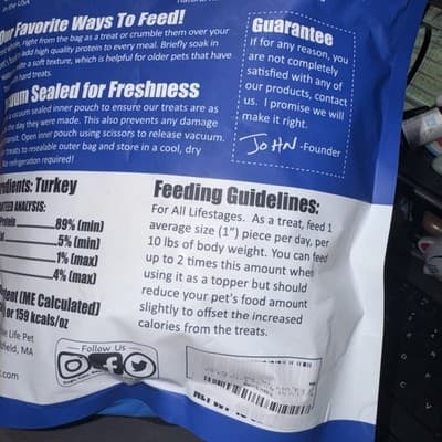 Whole Life Pet Just One Turkey Dog Treats - Human Grade, Freeze Dried, One I - Thumbnail 5