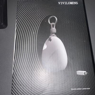 Vivilumens 10000mAh Power Bank Portable Charger Built-in Cables Fast Charging