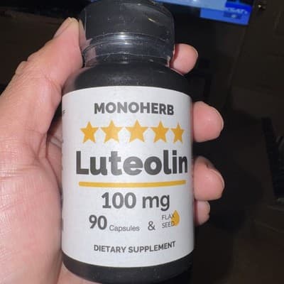 Monoherb Luteolin 100mg 90 Capsules Dietary Supplement NEW Sealed Exp 03/28