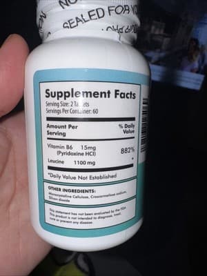 Leusix Weight Management Supplement – Patented Leucine + Vitamin B6 - Thumbnail 3