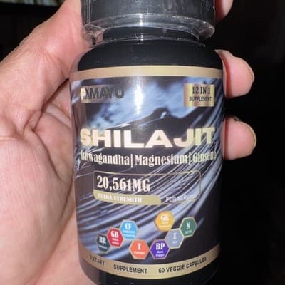 Shilajit 12-in-1 Supplement 20,561mg. 60 Count. New 10/2026