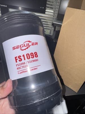 Seguler FS1098 Fuel Water Separator Factory Sealed