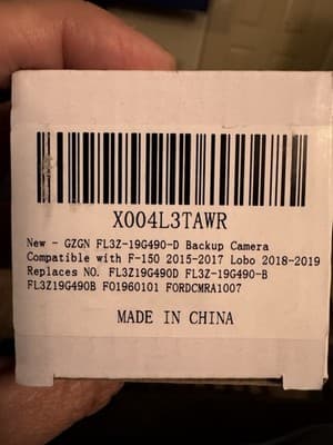 Fit for 2015 2016 2017 Ford F150 F-150 Rear View Reverse Backup Camera 19G490 - Thumbnail 4