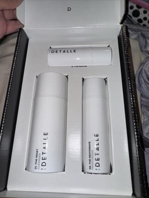 El Detalle The Regimen, 3-Step Men's Simple and Effective Skin Care Kit