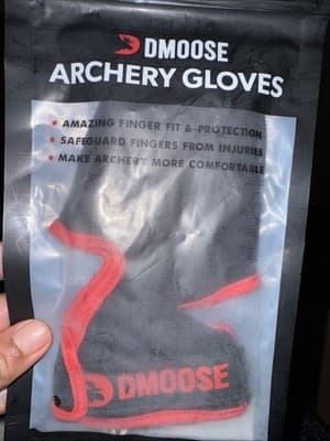 DMoose Fitness Archery Glove - Non-Slip Protective Shooting Glove One Size Med