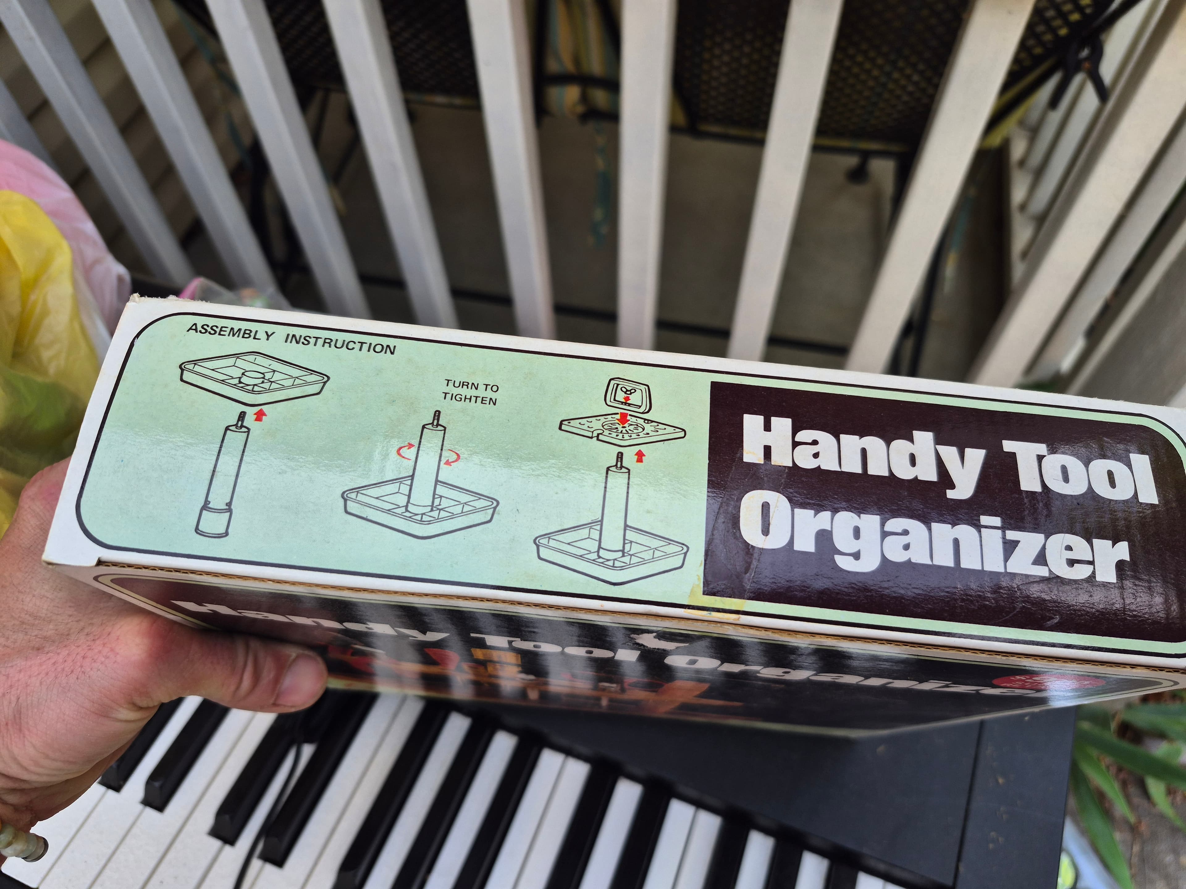 AARON'S Handy Tool Organizer - Vintage Storage Caddy - Thumbnail 2