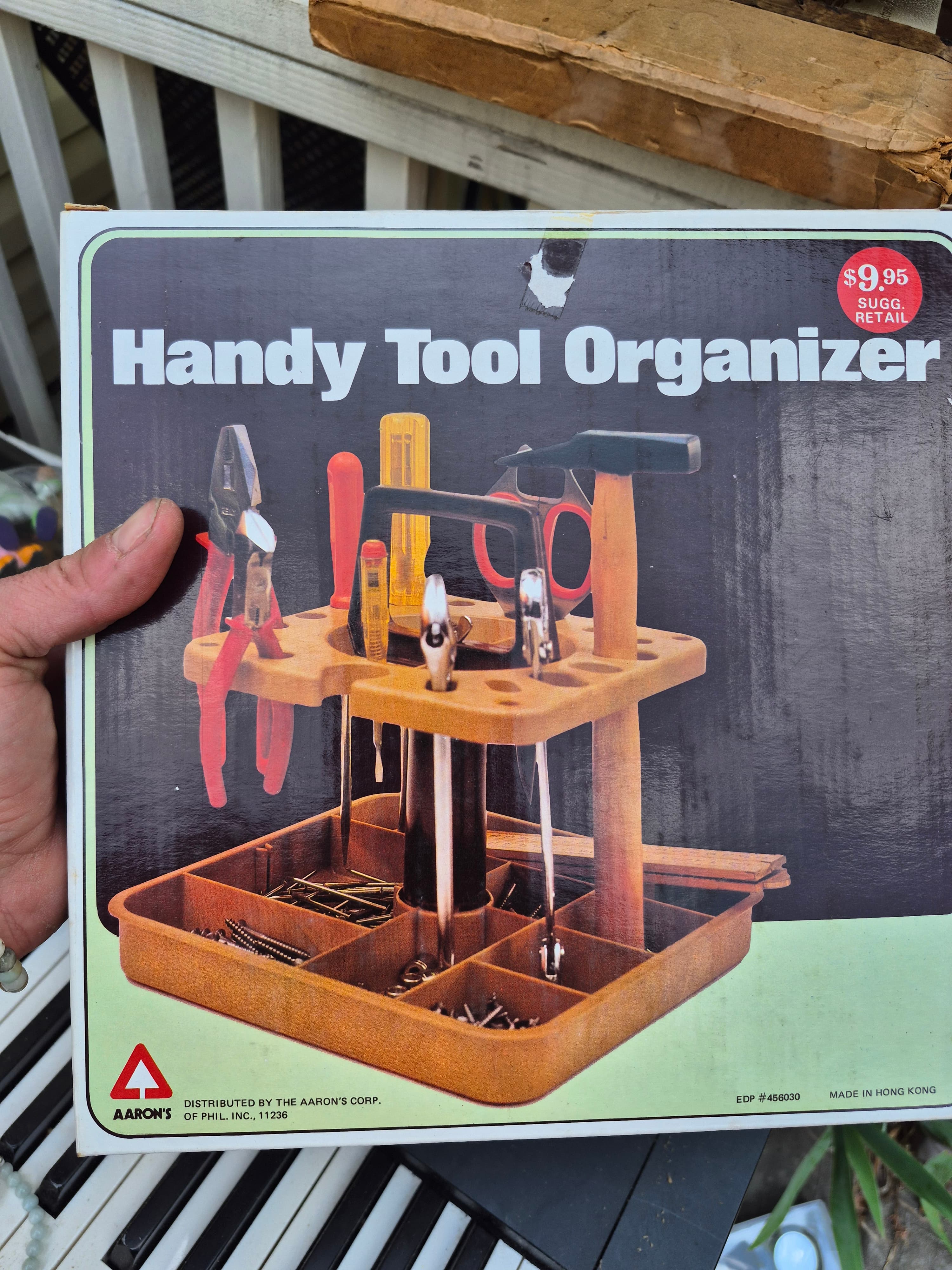 AARON'S Handy Tool Organizer - Vintage Storage Caddy - Image 1