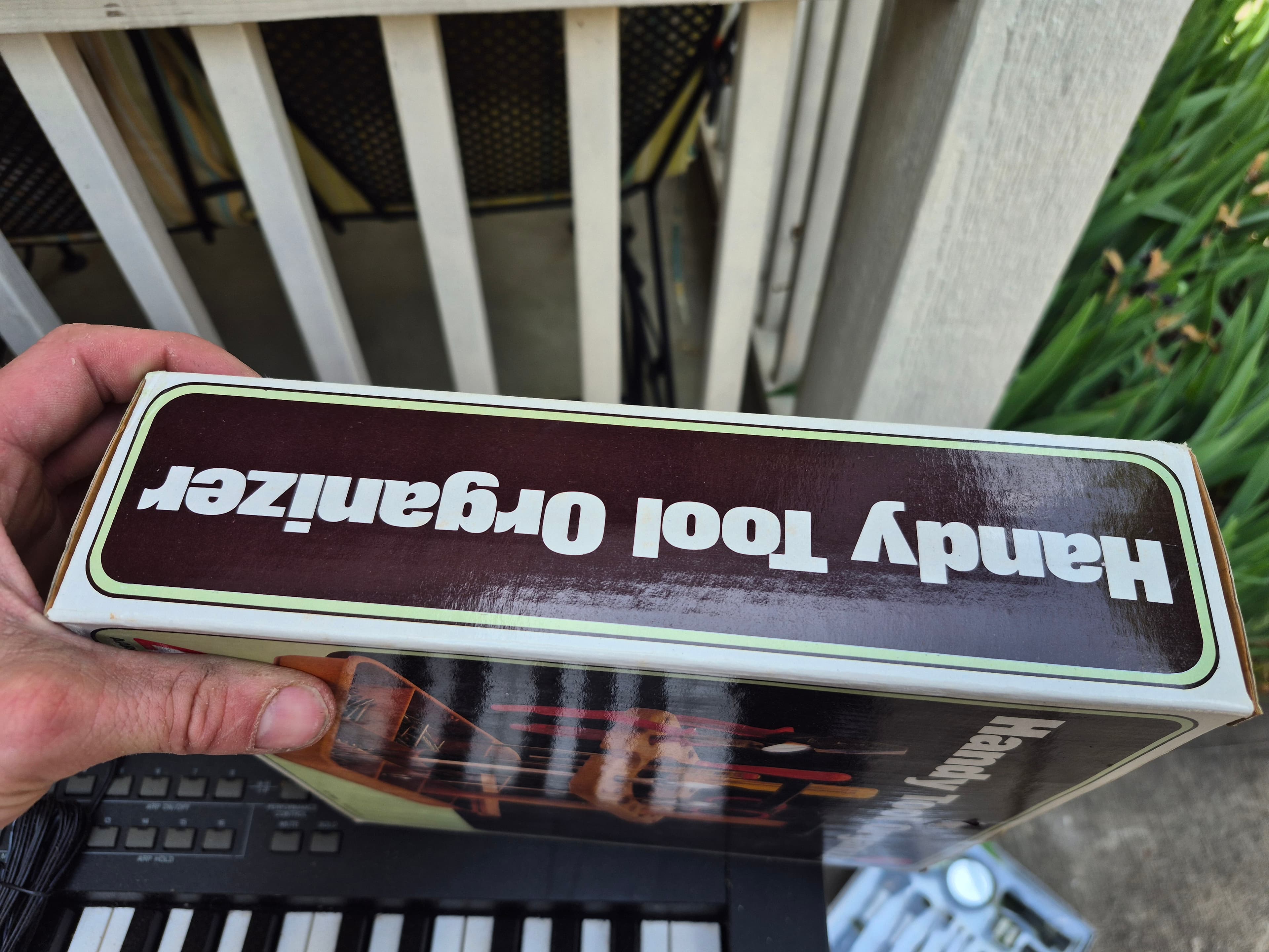 AARON'S Handy Tool Organizer - Vintage Storage Caddy - Thumbnail 3