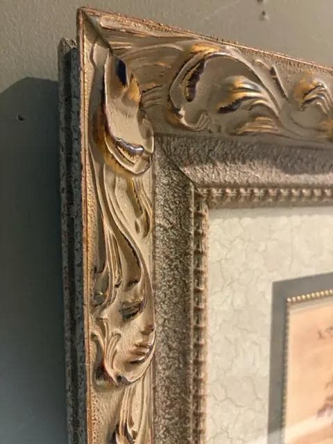 Japanese 18th Century Birds & Flower Ornate Frame - Thumbnail 2