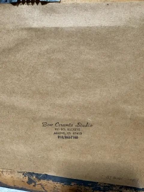 Framed Ceramic Windmill Original Artwork - Thumbnail 2