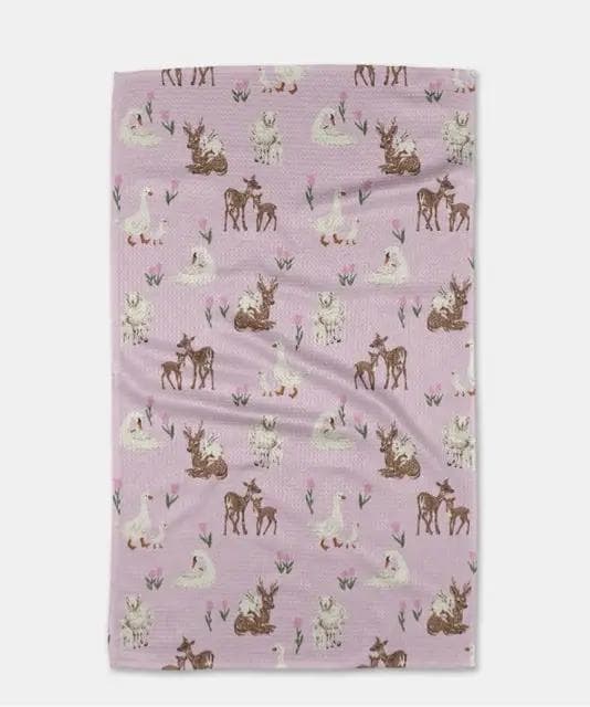 *NEW* Geometry Thank You Mom Tea Towel - Image 1