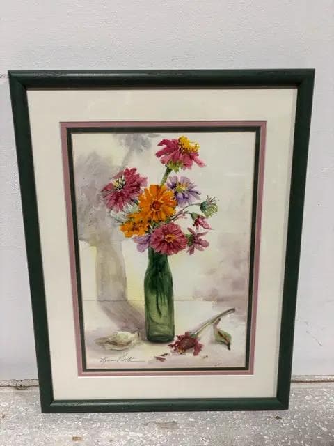 Framed Floral Print By Lynn Nolte - Image 1