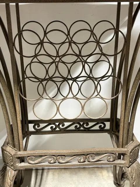 Ashley St Lauret 3 Pc Wrought Iron & Wood High Top Table Set - Thumbnail 4