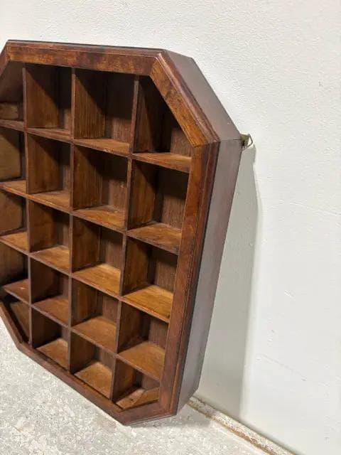 Wooden Wall Hanging Trinket Shelf Shadow Box - Thumbnail 2