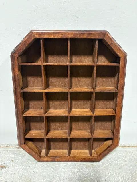 Wooden Wall Hanging Trinket Shelf Shadow Box - Image 1