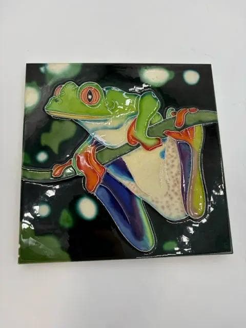 Tree Frog Tile Wall Hanginig - Image 1