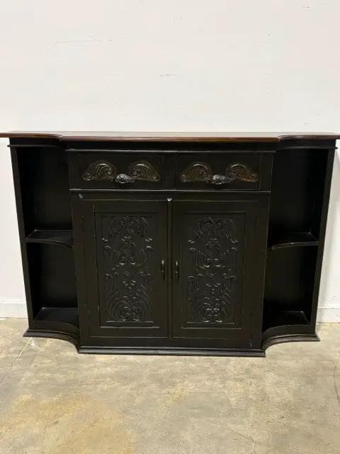 Wooden Entry Table With 2 Drawers And 2 Doors - Image 1