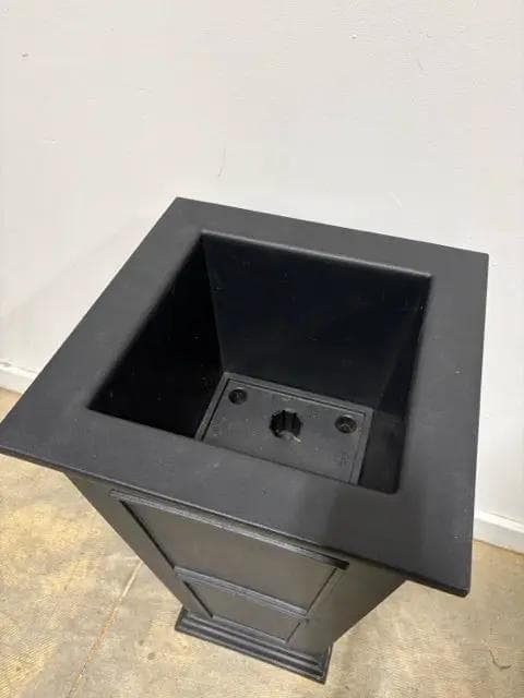 Vinyl Black Tall Planter - Thumbnail 2