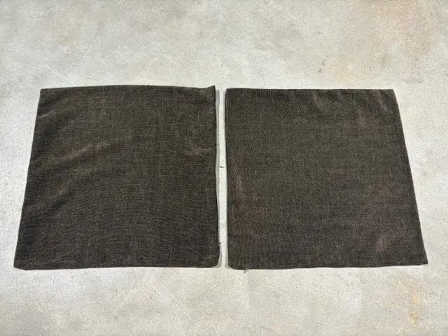 Set Of 2 Brown Pillow Covers - Image 1