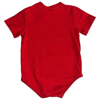 Circo Red Chameleon Baby Bodysuit 24M Short Sleeve Snap Cotton - Thumbnail 2