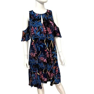 Maeve by Anthropologie Elia Floral Open Shoulder Dress Size 8 - Image 1